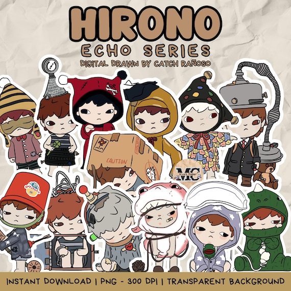 Hironoo (echo Series) Digital Drawn by Kiva's Paper - PNG 300 DPI