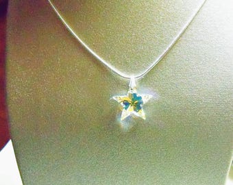 Crystal Star Necklace, You are A Star, I Am A Star, Appreciation Jewelry