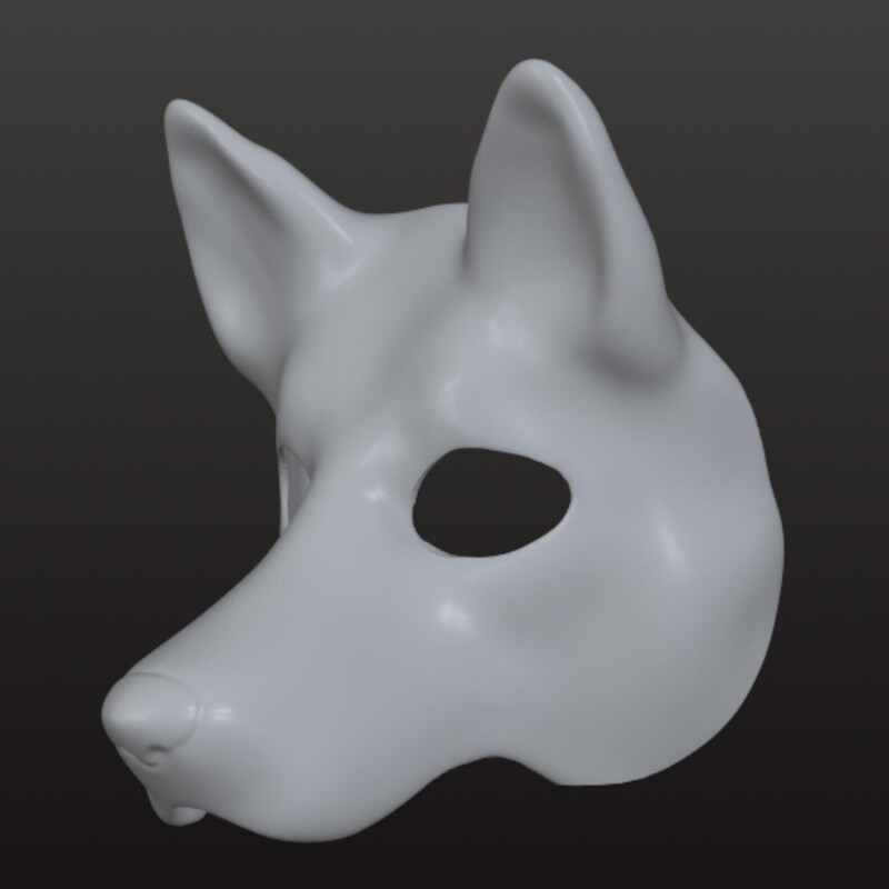 Therian Mask Template Etsy