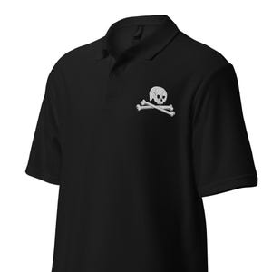 Death's head Unisex pique polo shirt