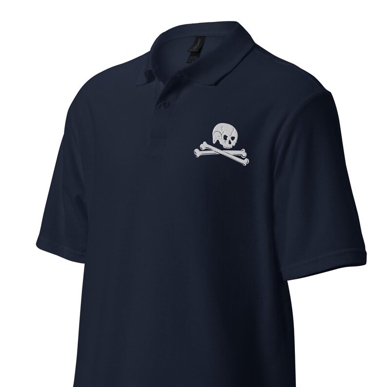 Death's head Unisex pique polo shirt