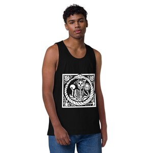 Susanna Jayne Gravestone Art Tank Top – Tribute to Colonial-Era Craftsmanship| Skull | Skeleton