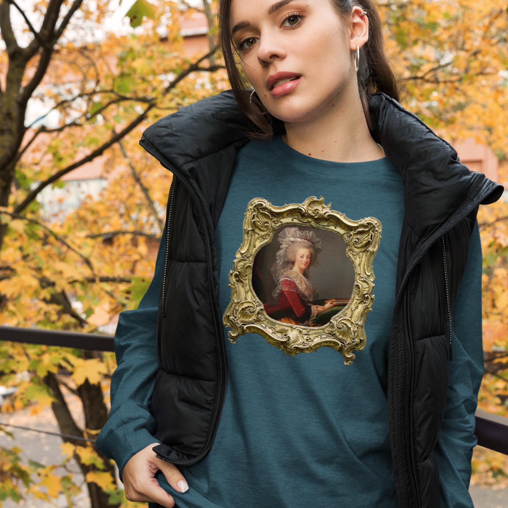 マリーアントワネット ユニセックス ロングスリーブTシャツ - Etsy 日本