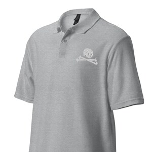 Death's head Unisex pique polo shirt