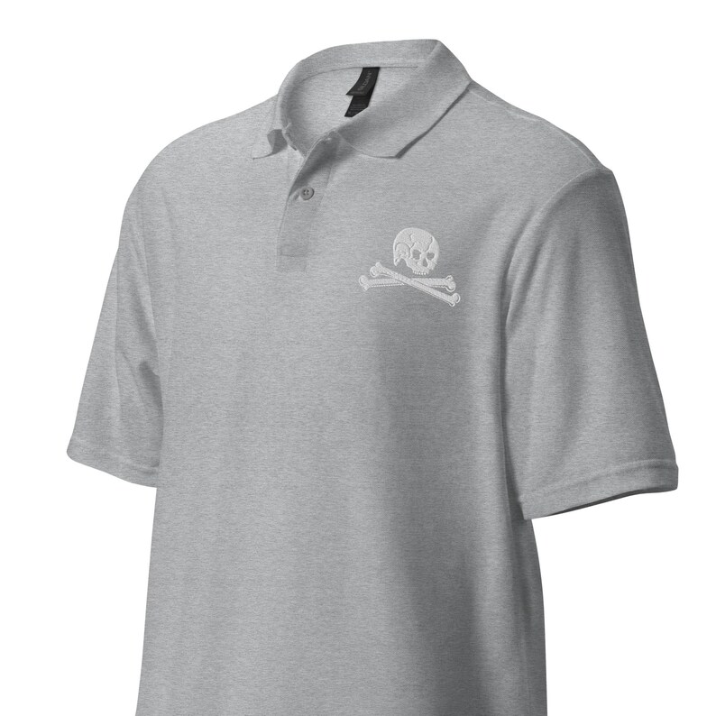 Death's head Unisex pique polo shirt