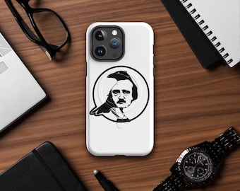 Edgar Allan Poe iPhone Case – Gothic-Inspired Literary Design |MagSafe® tough case for iPhone®