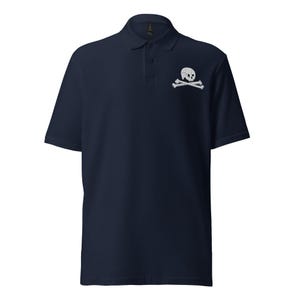 Death's head Unisex pique polo shirt