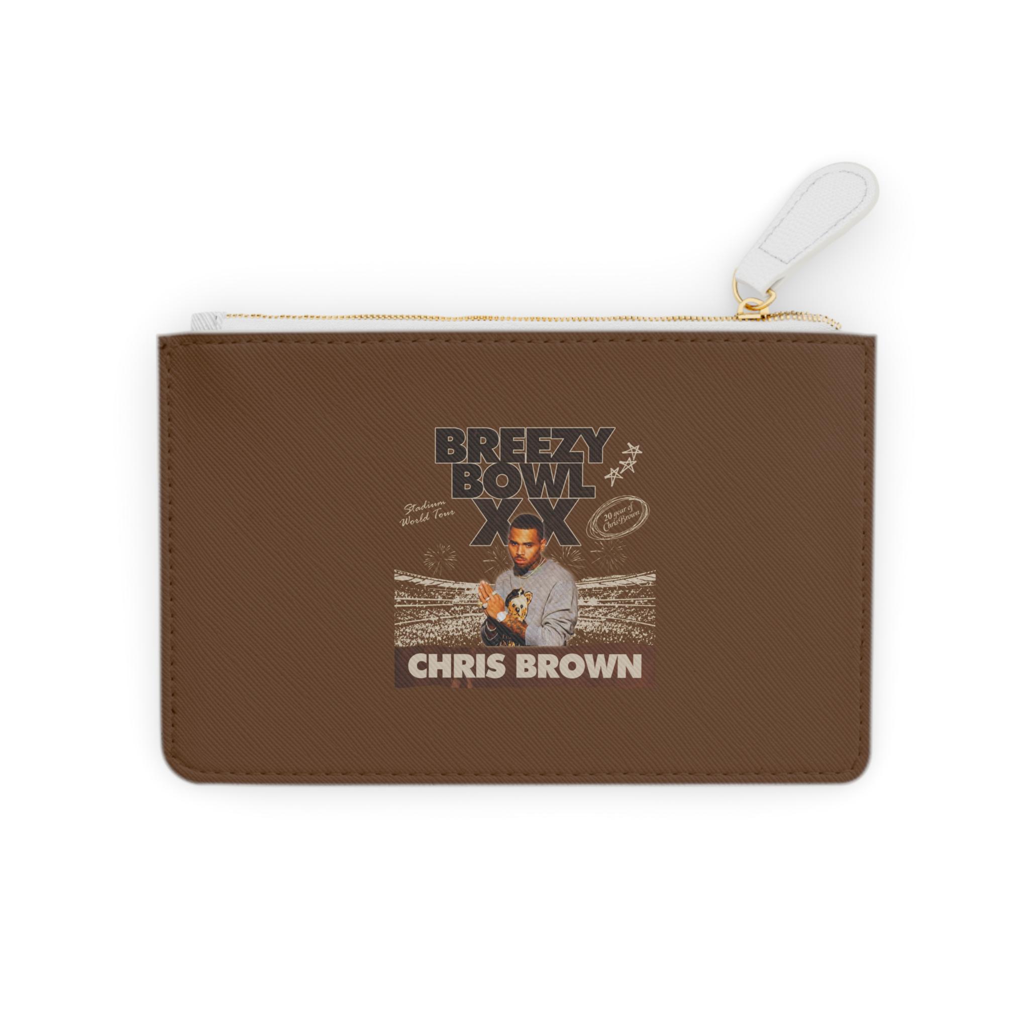 Breezy Bowl Clutch Bag,  Chris Brown Breezy Bowl XX Tour Bag, Chris Brown Merch , CB Tour 2025 Bag