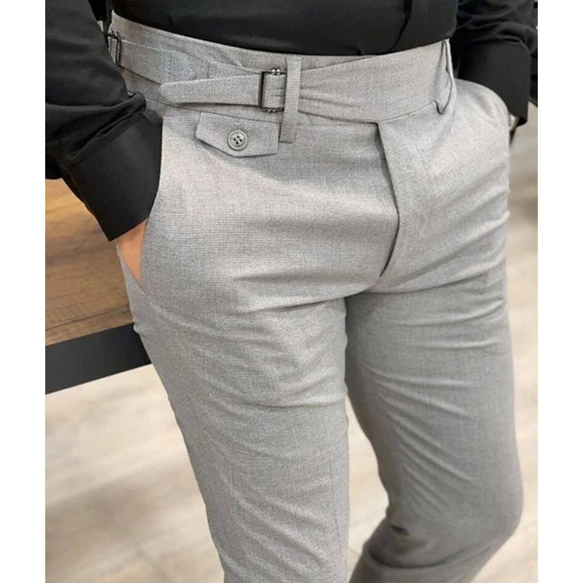 Gurkha Pants Men Gray - Etsy