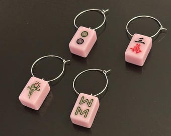 Mahjong Wine Charms - Set of 4