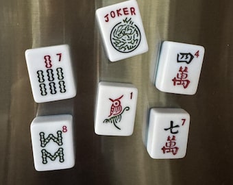 Mahjong Magnets - Set of 6