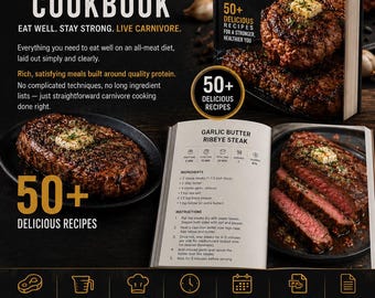 Carnivore Diet Cookbook – Easy High Protein Recipes PDF