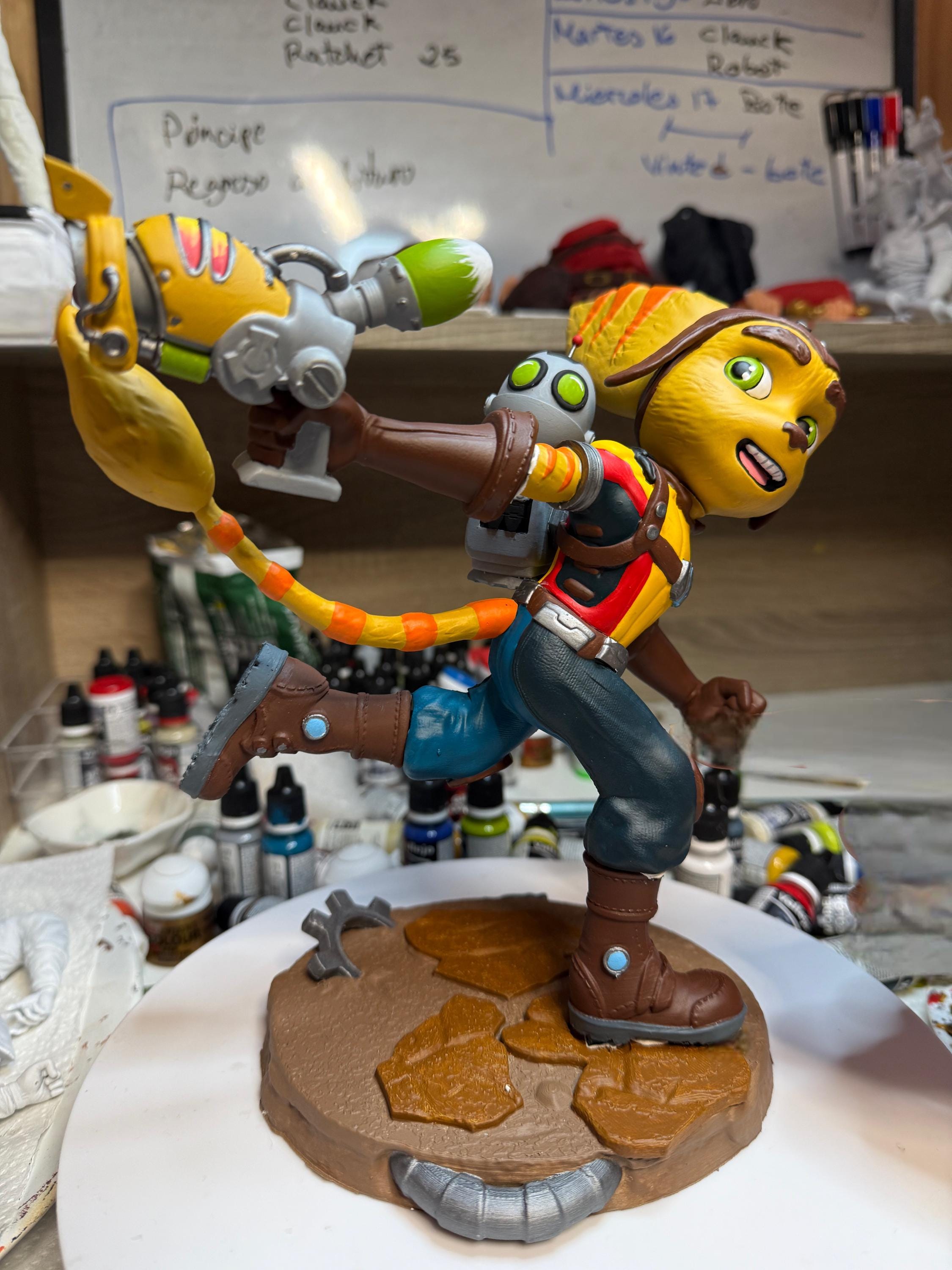 Ratchet and Clank Figure 22 Cm High - Etsy