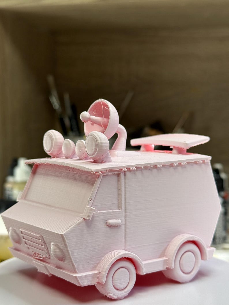 Handmade Van – Tribute to Sly Cooper Style, 10x10x7 Cm - Etsy