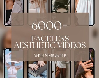 6000+ Aesthetic Faceless Videos Reels + Story, DFY, Aesthetic Video, Instagram Reels, Faceless Reels, Faceless Marketing, MRR & PLR Resell