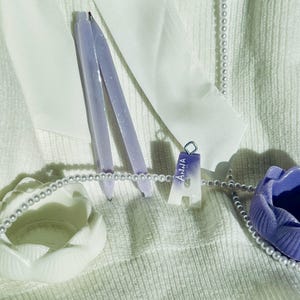 Personalisierter Stift flieder lila kugelschreiber