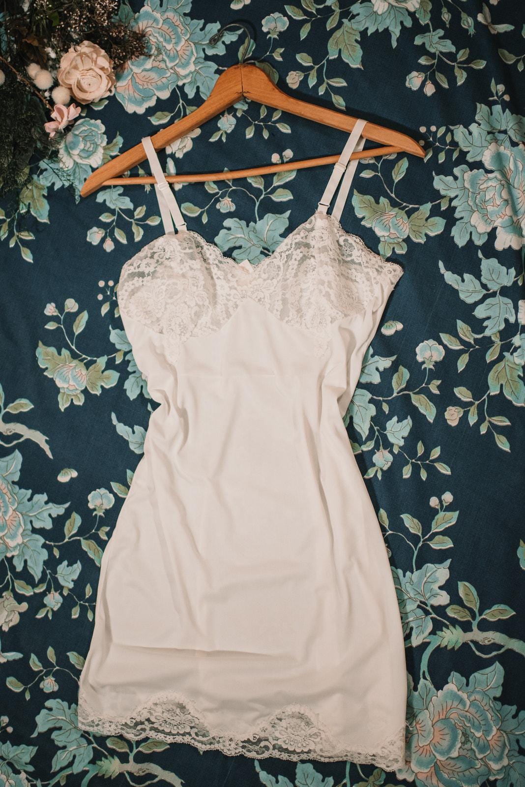 White Lace Slip