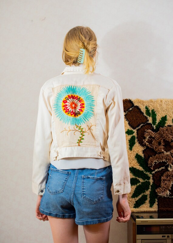 Off white denim jacket yellow hot sale