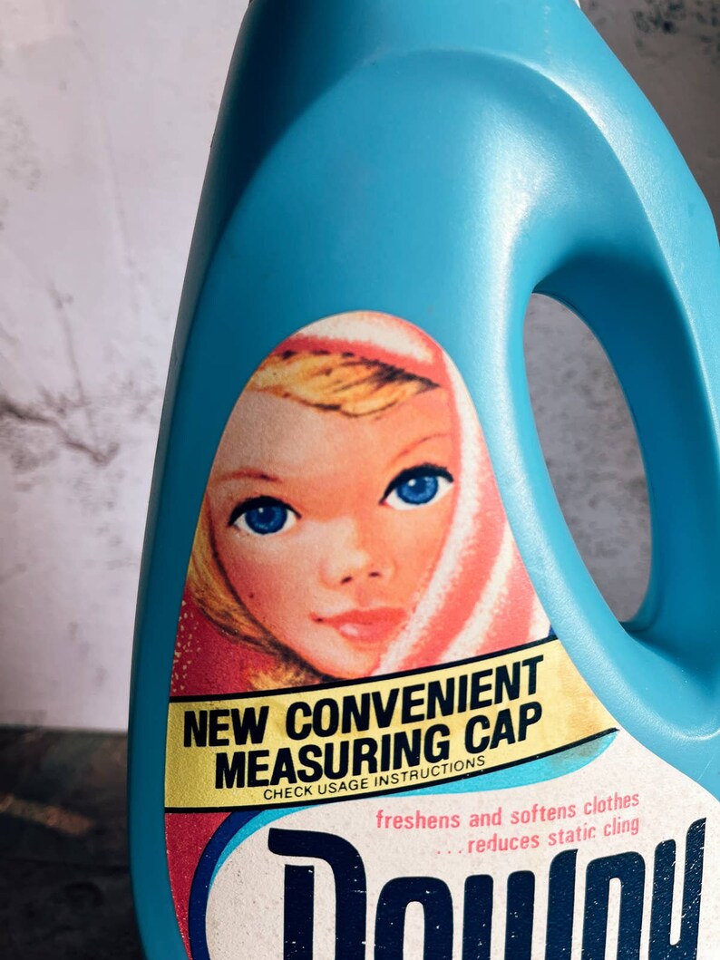 Vintage Downy Fabric Softener Bottle 1980s Home 33 Oz Movie Etsy