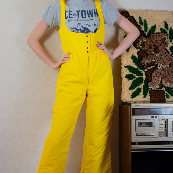 Ski Bibs Vintage Etsy