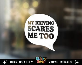 SORRY FOR DRIVING SO CLOSE IN FRONT OF YOU Funny JDM Car Decal - Oracal Vinyl