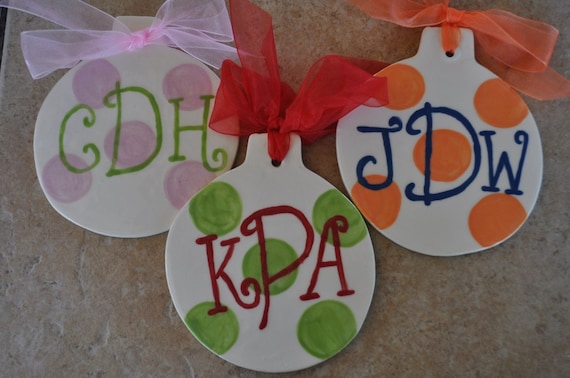 Christmas name ornaments Items similar to Personalized Ornament with your name and colors on Etsy