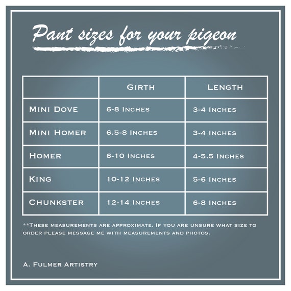 Fulmer Jacket Size Chart