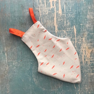 Made to Order Tiny Little Orange Bats Pigeon Pants
