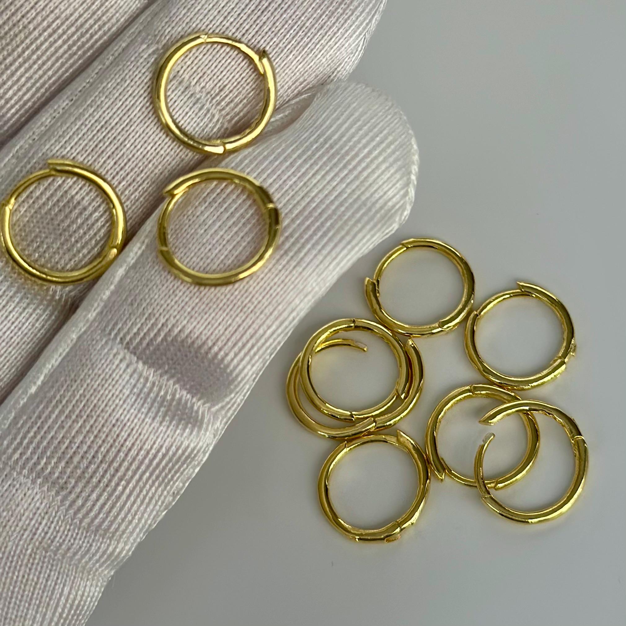 Orecchini a clip, placcati argento, SP, 6 pz