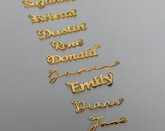 925 Sterling Silver Name Pendant: Personalized Jewelry Supply