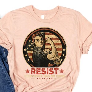 Resist Democracy Shirt: Anti Trump, Anti MAGA, Patriotic Tee