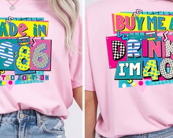 Made in 1986 Limited Edition 40th Birthday Shirt, 1986 Birthday Party Tee, 40th Birthday Shirts,  40th Birthday Gift, Vintage 1986 T-Shirt