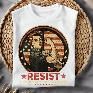 Resist Democracy Shirt: Anti Trump, Anti MAGA, Patriotic Tee