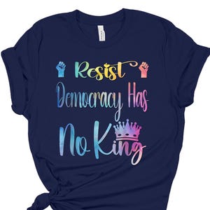 Resist Democracy Shirt: Anti Trump, Anti MAGA, Patriotic Tee