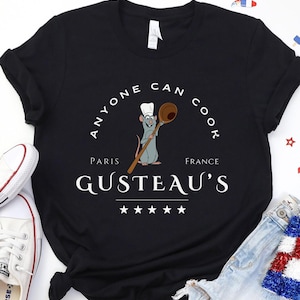 Chef Ratatouille Anyone Can Cook Shirts, Chef Remy Shirt, Pixar Ratatouille Shirt, Remy Gusteau&#39;s Shirt, Little Chef Remi Shirt, Remy Trip