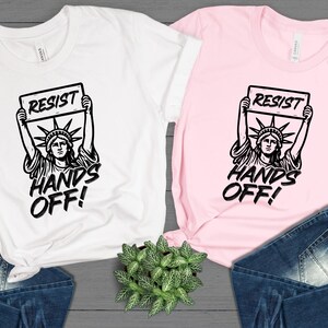 Hands Off Protest Shirt, Trendy Political Protest Shirt, Political Activism Tee, Medicaid Social Security, Free Speech Environmental Rights