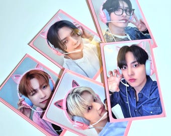 ATEEZ Official and Authentic Makestar Gamer Kitty Photocards USA Mexico North America Pop Up Exclusive Kpop Photocards Rare Hard-To-Find