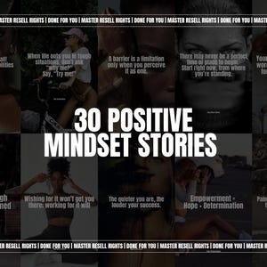 30 Positive Mindset Instagram Stories