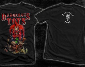 Vintage DANGEROUS TOYS Shirt 1989 Sporting A Woody Concert Shirt