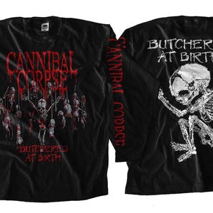 New printed T-shirt - CANNIBAL CORPSE- Butchered at Birth - size : S,M ,L,XL,2-3-4-5-6-7XL