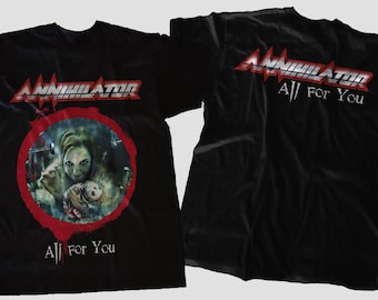 90s ANNIHILATOR vintage band T-shirt タカ Vintage Original 90s Annihilator Band 