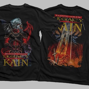 D D P Svcs.-New printed T-shirt -LEGACY of KAIN- Blood Omen - size : S,M ,L,XL,2-3-4-5-6-7XL