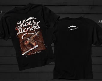 D D P Svcs.-Neu bedrucktes T-Shirt -KING DIAMOND- Der Puppenspieler - Größe: S, M, L, XL, 2-3-4-5-6-7XL