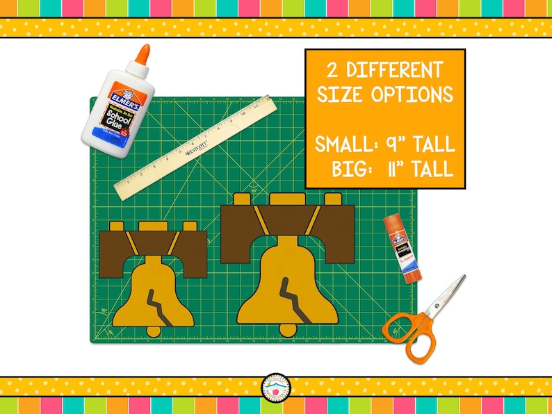 Liberty Bell Craft | Cut and Paste Patriotic Craft | American Symbols ...