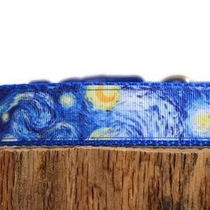 Starry Night Van Gogh Dog Collar