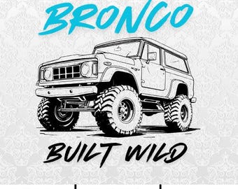 Ford Bronco Offroad SVG, PNG, and PDF (Digital Download)