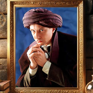 Quirinus poster Digital download Printable wall art Wizard School Professor of Defence Against the Dark Arts print Gift for Harry lovers
