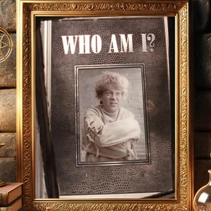 Gilderoy Who Am I poster Digital download Printable wall art Gilderoy cover book print Wizard home decor Gift for Harry lovers