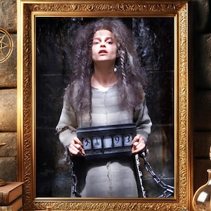 Bellatrix Prisoner Mugshot Poster: Dark Wizard Decor (Digital Download)