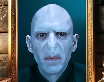 Retrato del Señor Oscuro: Impresión artística de un mago villano (descarga digital)